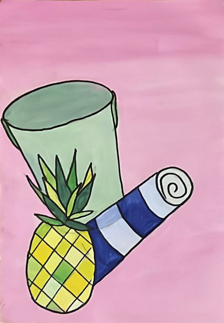 Michael Craig Martin Inspired Painting, Thursday Adult Class