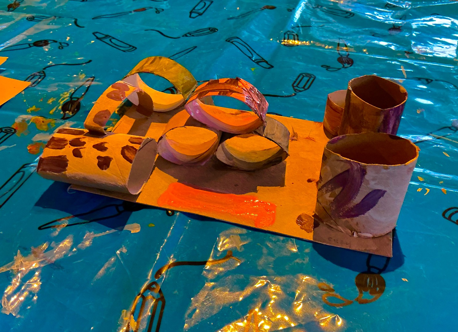 Toilet Roll Sculpture, Kids Club