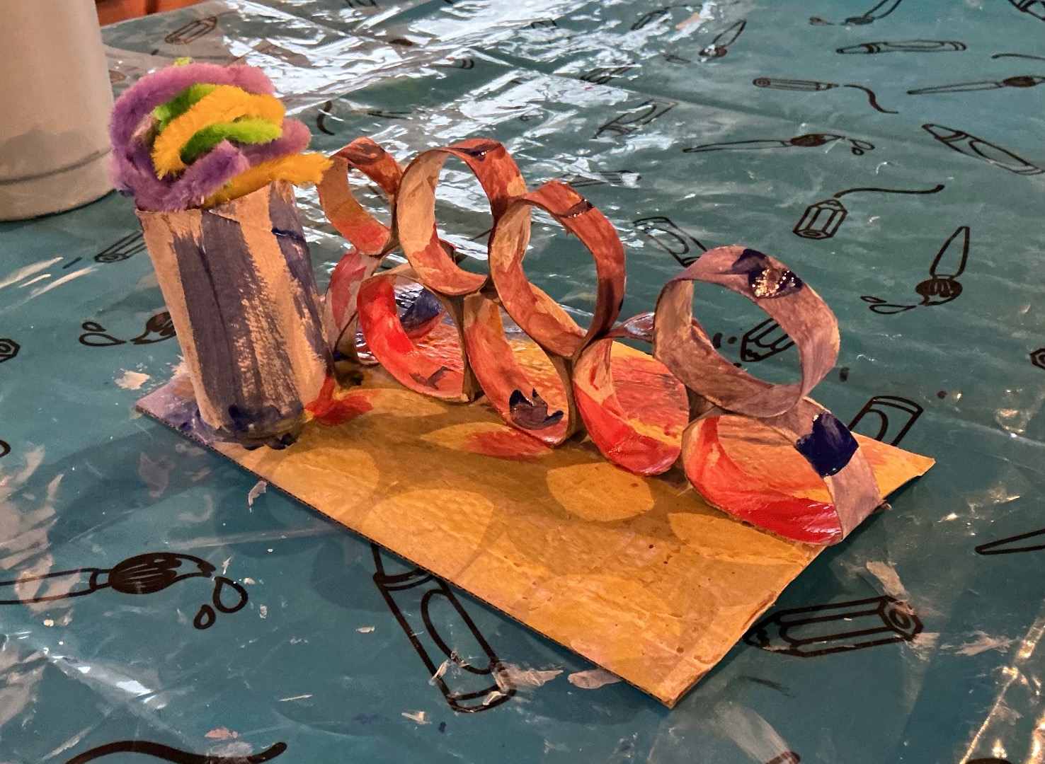 Toilet Roll Sculpture, Kids Club
