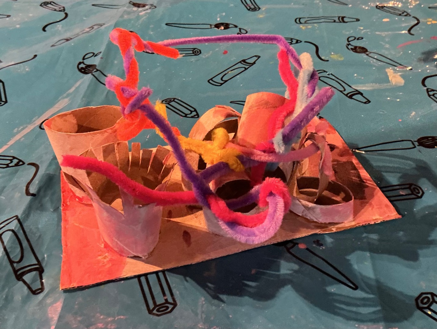 Toilet Roll Sculpture, Kids Club