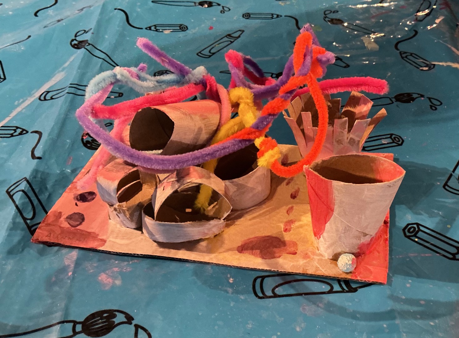 Toilet Roll Sculpture, Kids Club