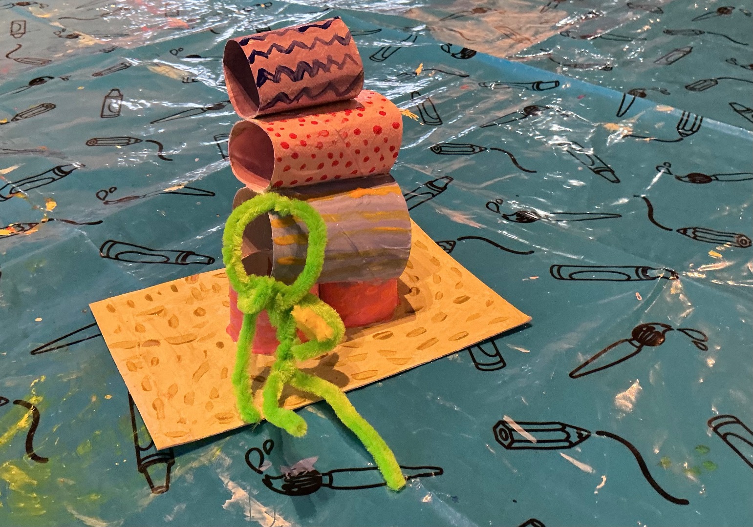 Toilet Roll Sculpture, Kids Club