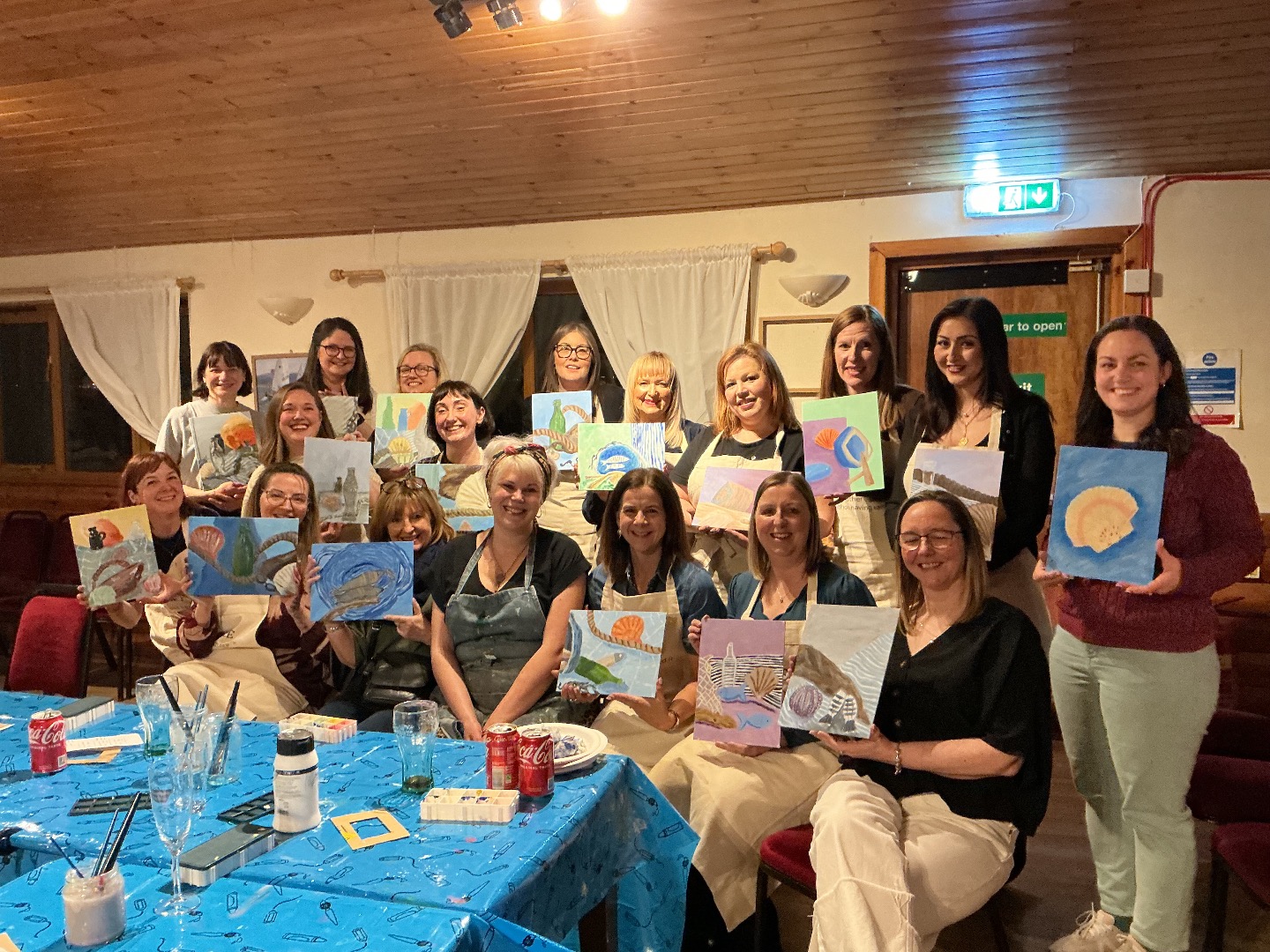 Charity Painting Evening, Seashore
