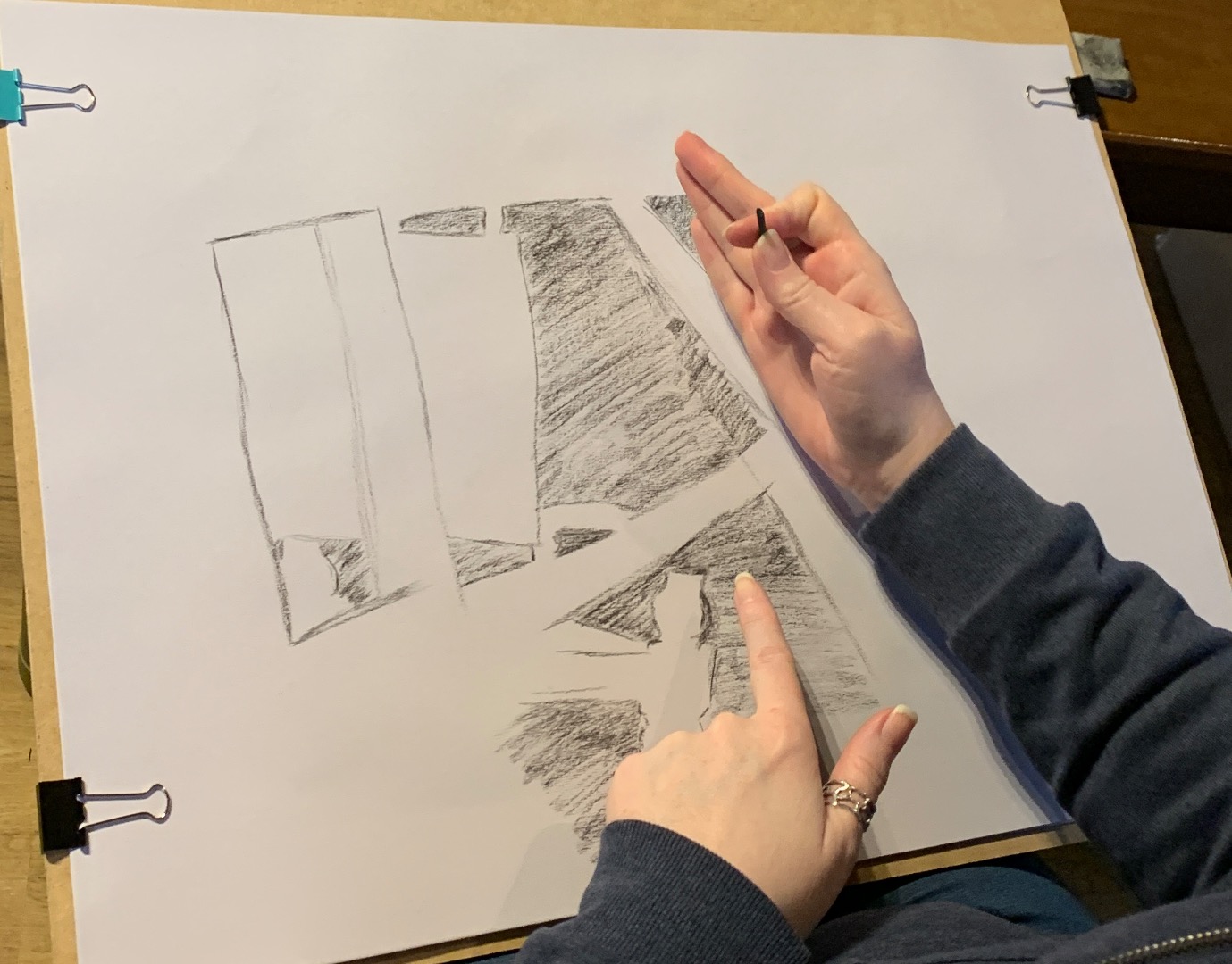 Structure, Charcoal Techniques