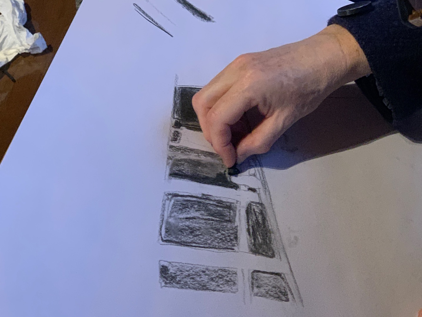Structure, Charcoal Techniques