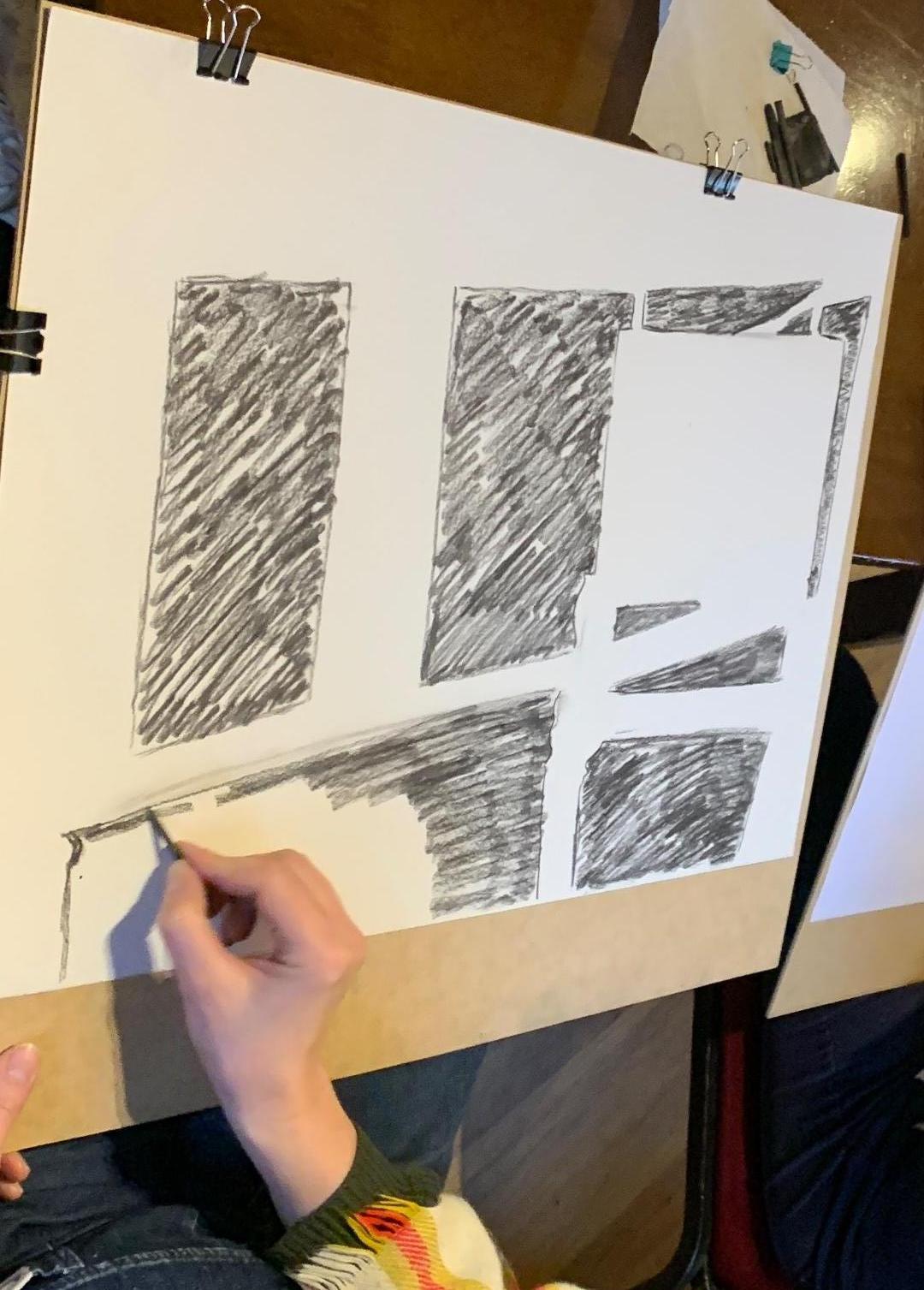 Structure, Charcoal Techniques