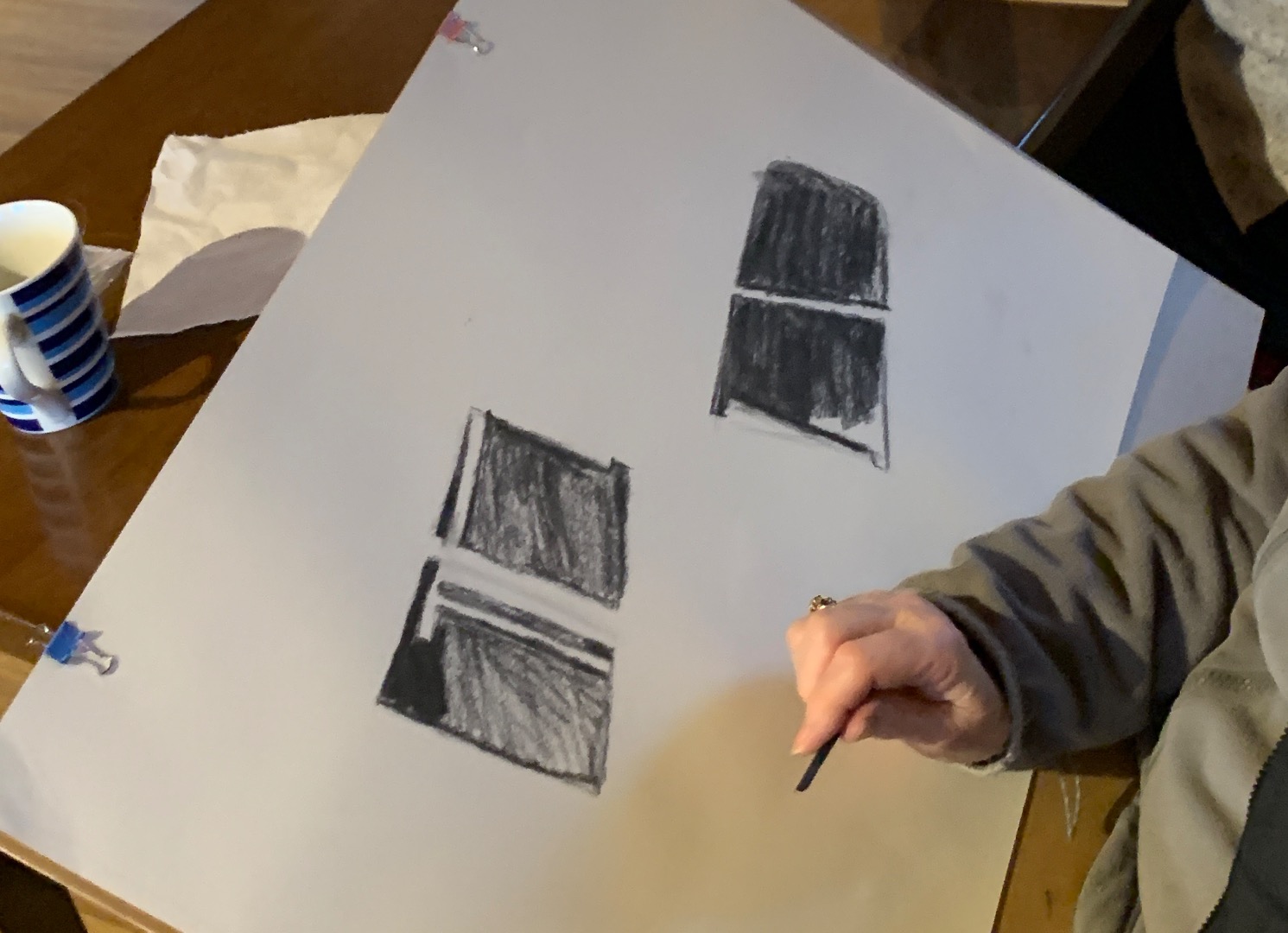Structure, Charcoal Techniques