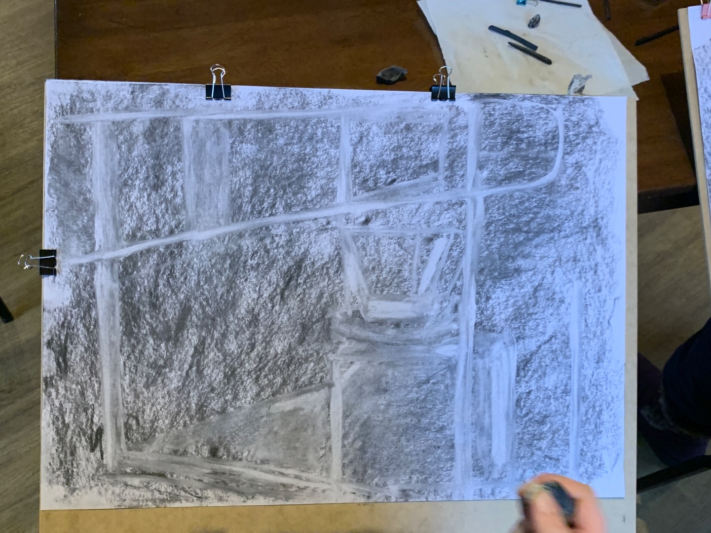 Structure, Charcoal Techniques