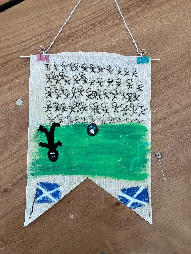 Basquiat Banners, Aberdour Festival