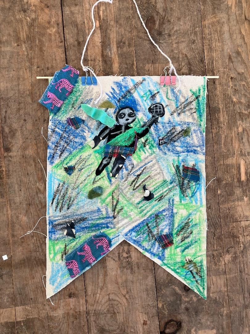Basquiat Banners, Aberdour Festival