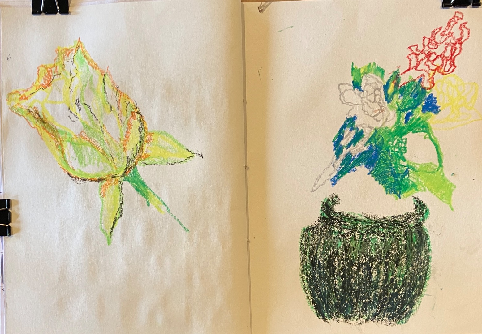 Oil Pastel Techniques, Adults D&P