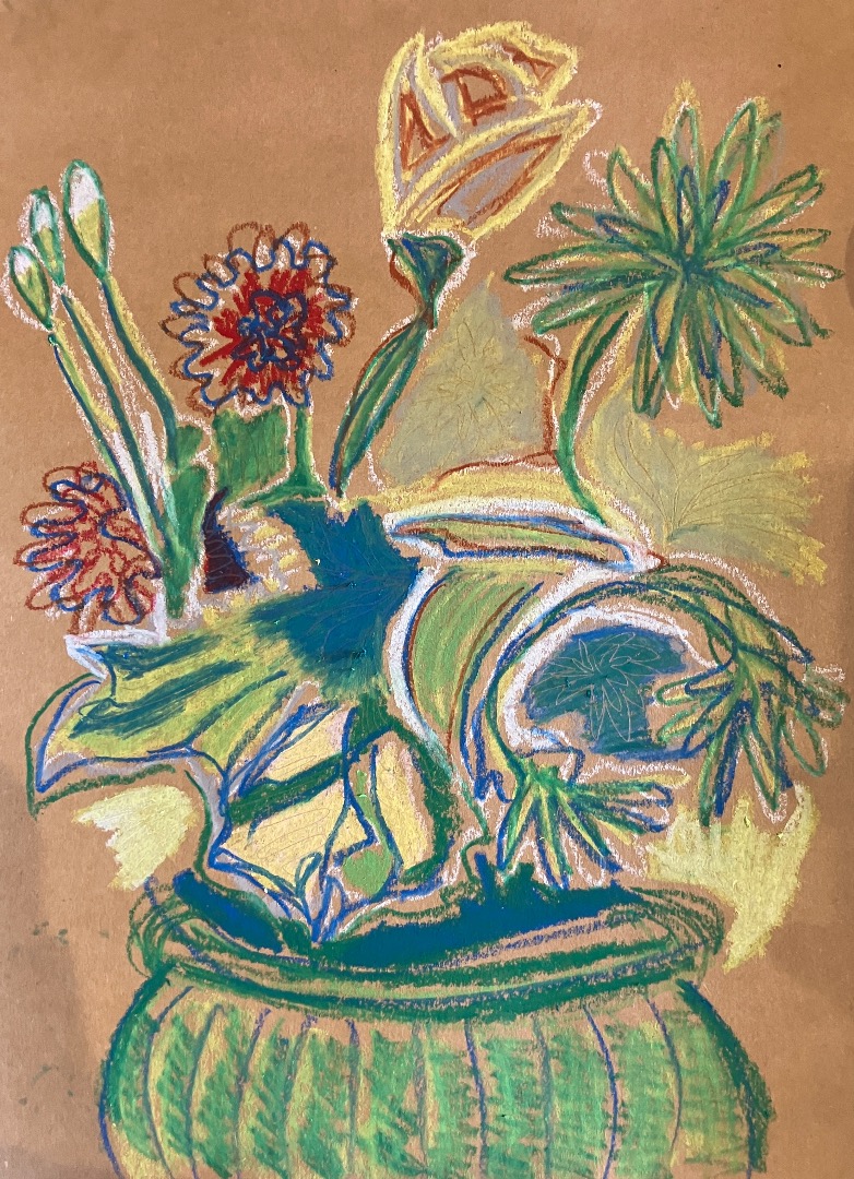 Oil Pastel Techniques, Adults D&P