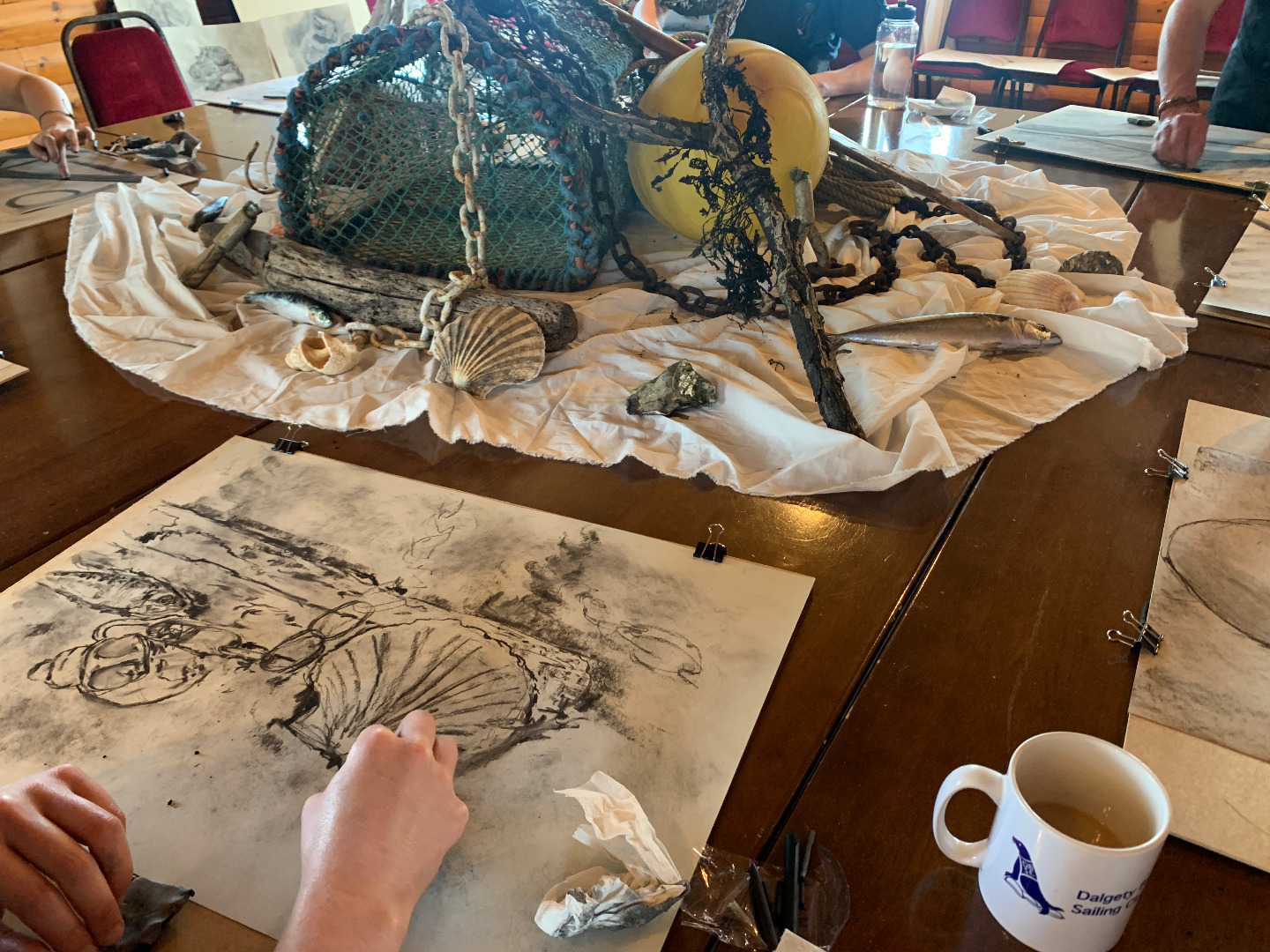 Beachcomber Charcoal Workshop, Aug 25