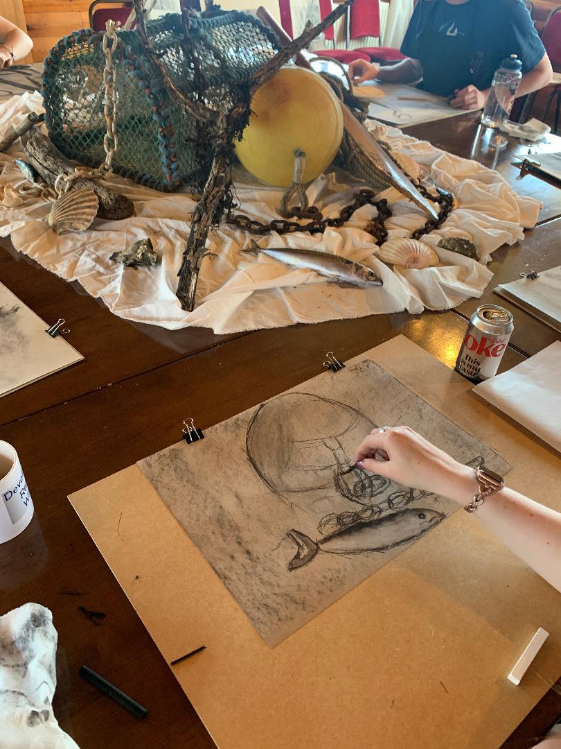 Beachcomber Charcoal Workshop, Aug 25