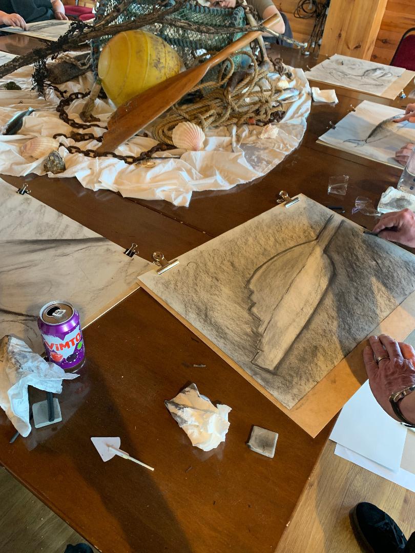 Beachcomber Charcoal Workshop, Aug 25