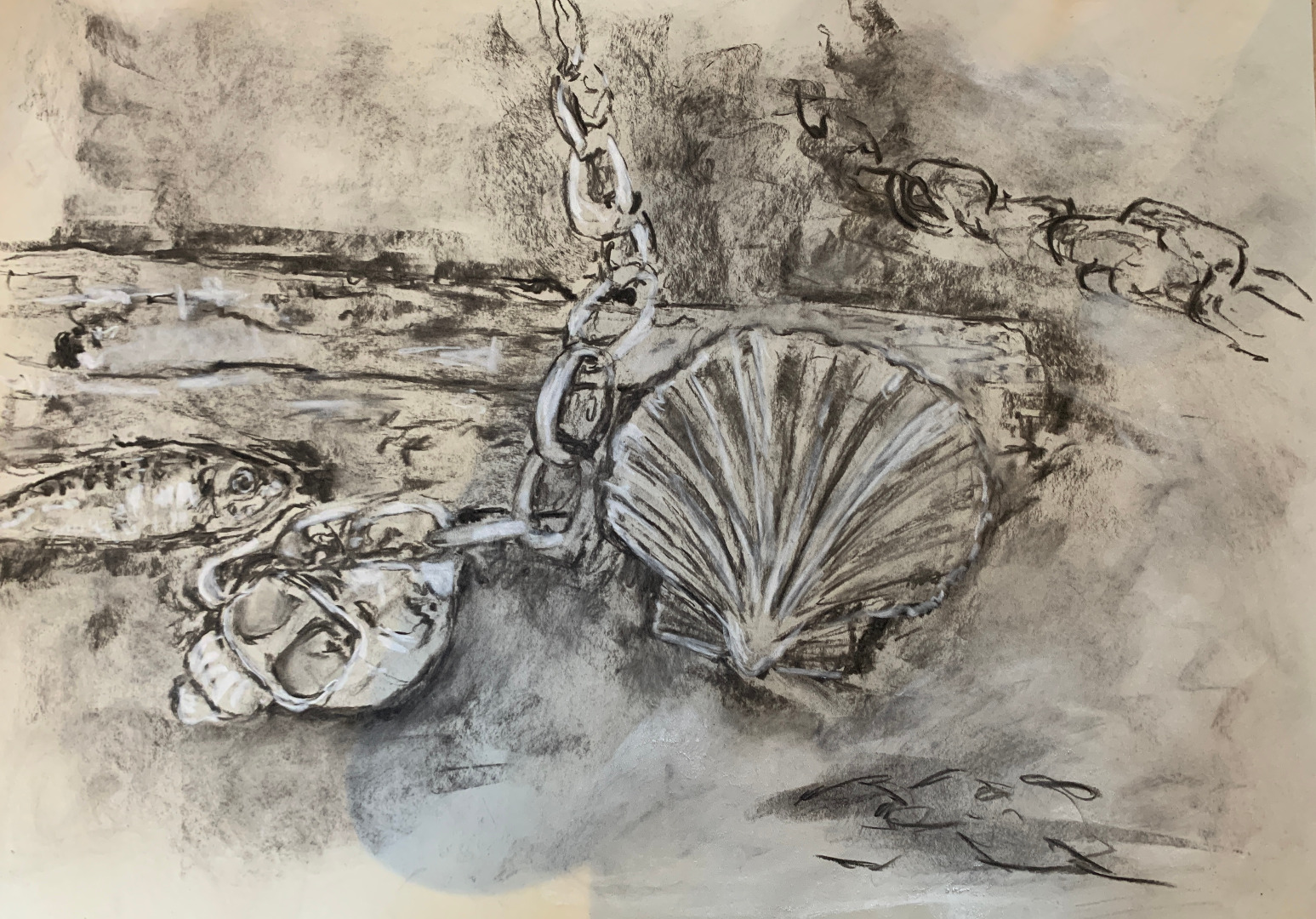 Beachcomber Charcoal Workshop, Aug 25