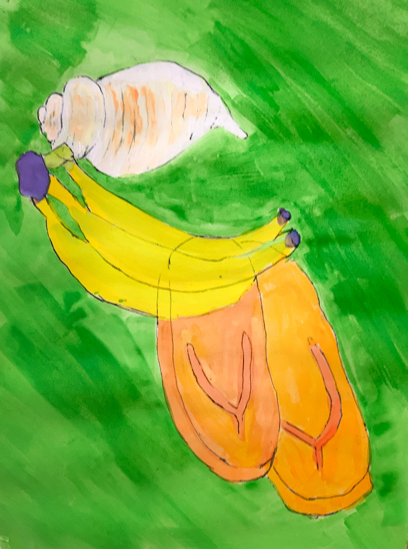 Michael Craig Martin Inspired Painting, Thursday Adult Class