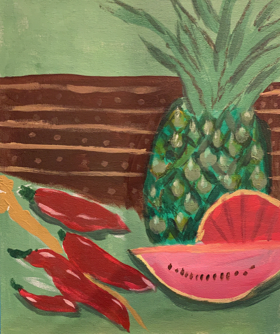 An Ode To Frida, Painting Evening