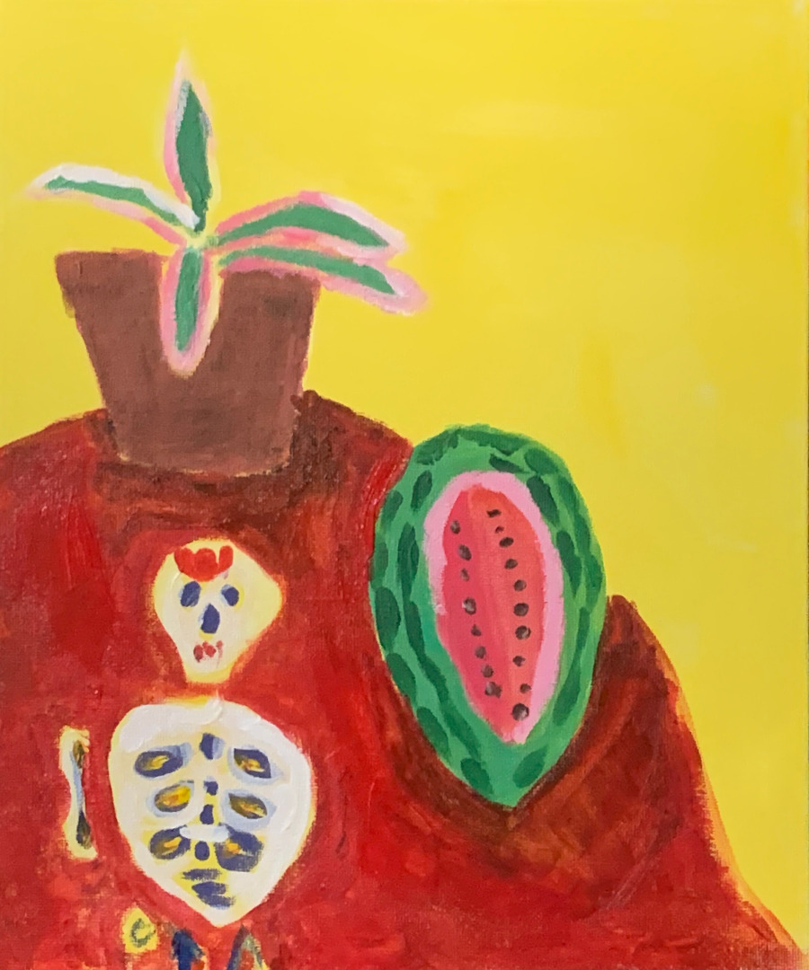 An Ode To Frida, Painting Evening