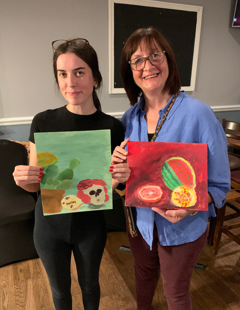 An Ode To Frida, Painting Evening