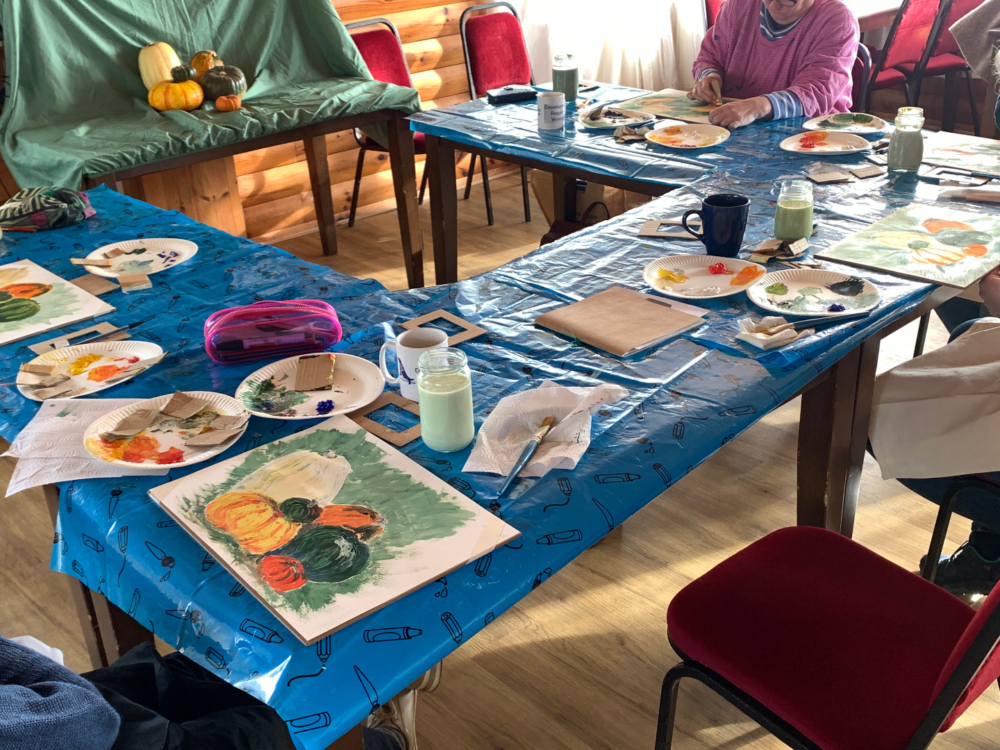 Pumpkins (painting Without Brushes!)