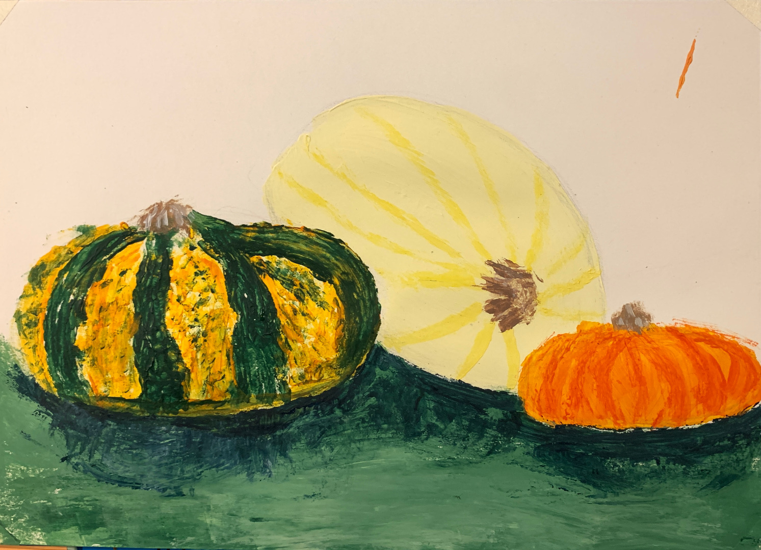 Pumpkins (painting Without Brushes!)