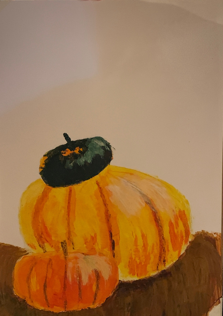 Pumpkins (painting Without Brushes!)